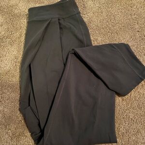 Dark Green Cross Waist lulu pants